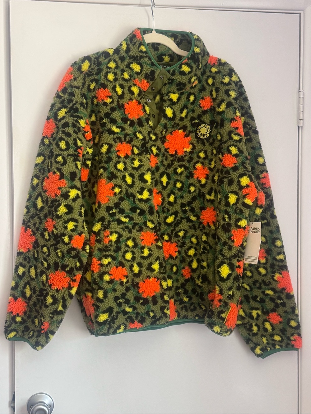 Parks Project x Red Hot Chili Peppers Sherpa Fleece Pullover - Picture 2 of 7